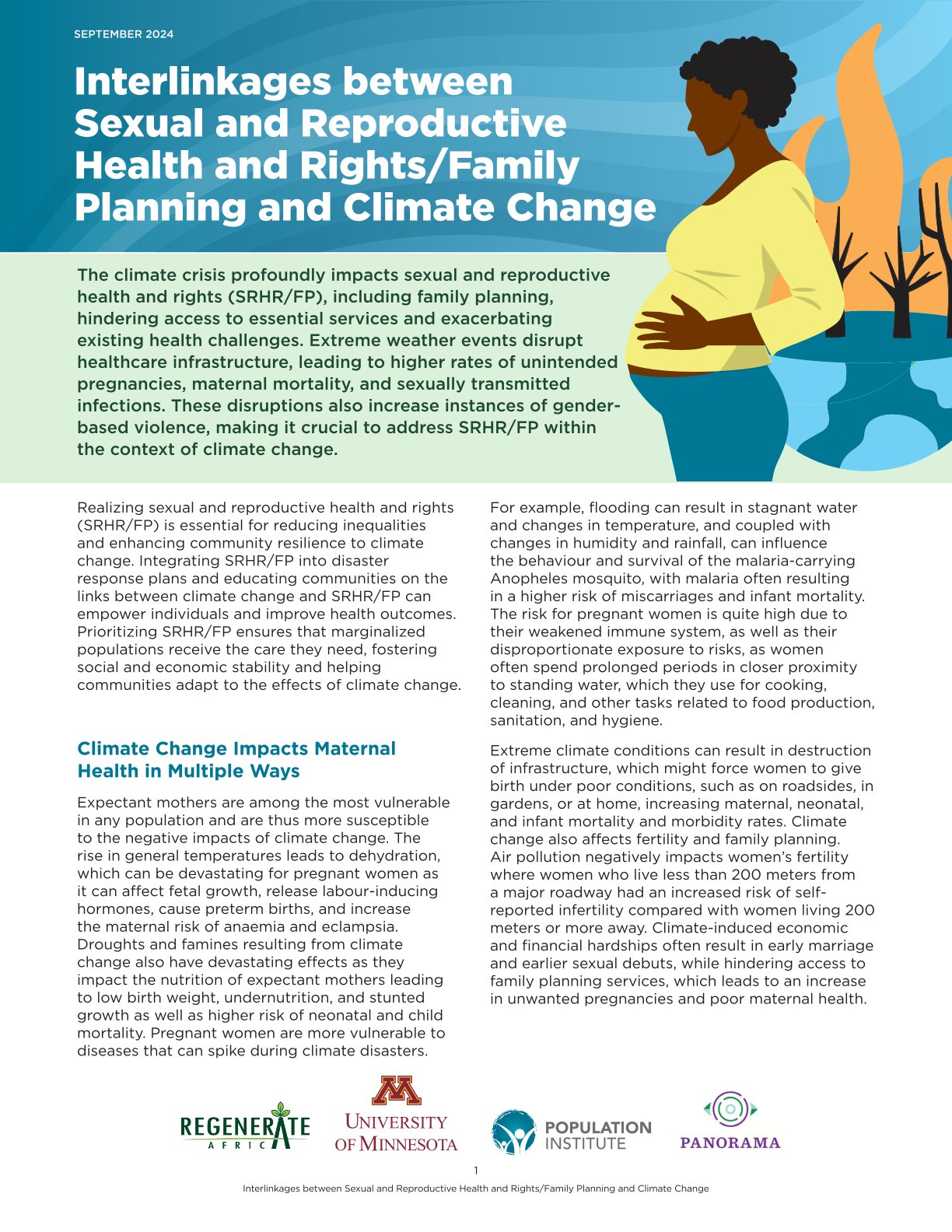 Climate Change and Sexual & Reproductive Health: An Urgent Connection